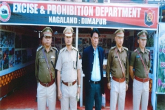 Senior Officers along with field Officers at the Excise Department Exhibition stall during Republic Day 26.01.19 Dimapur